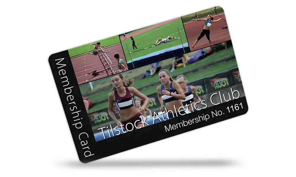 Athletics club membership cards