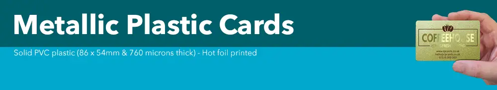 metallic plastic card artwork guide