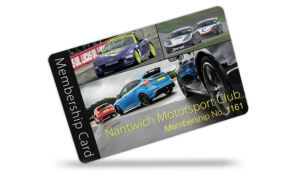car club membership cards