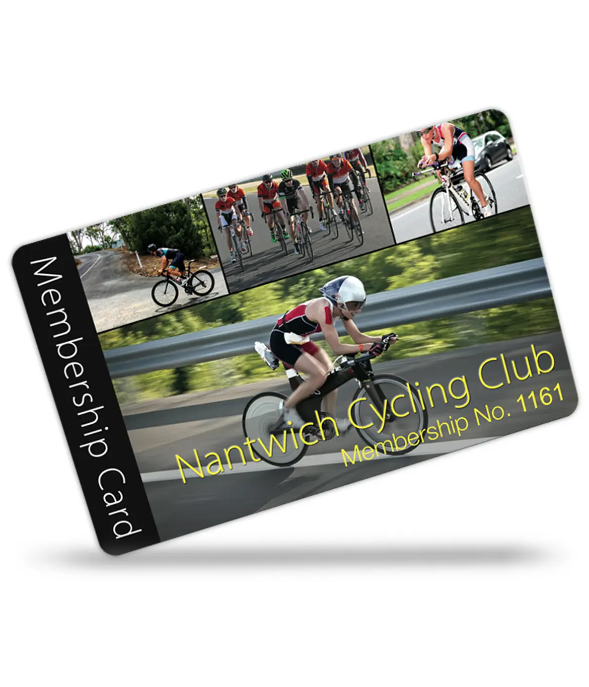 Cycling club membership cards printed