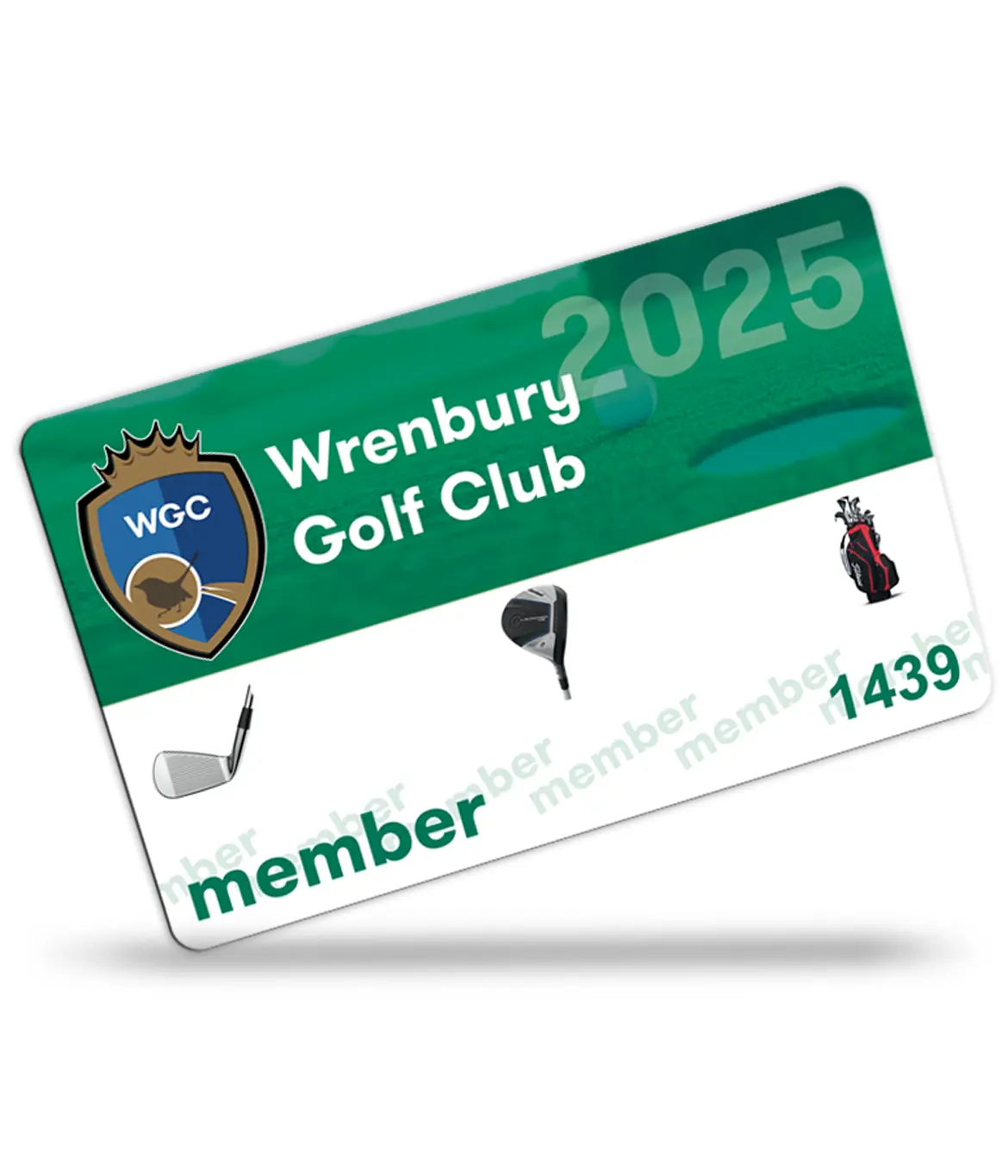 golf club membership cards printed