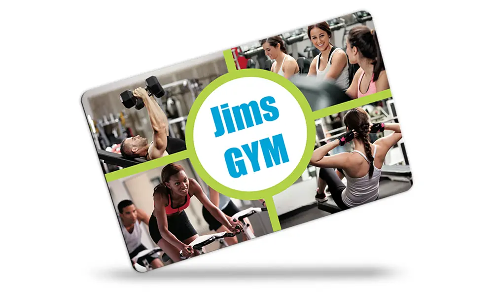 gym club membership cards