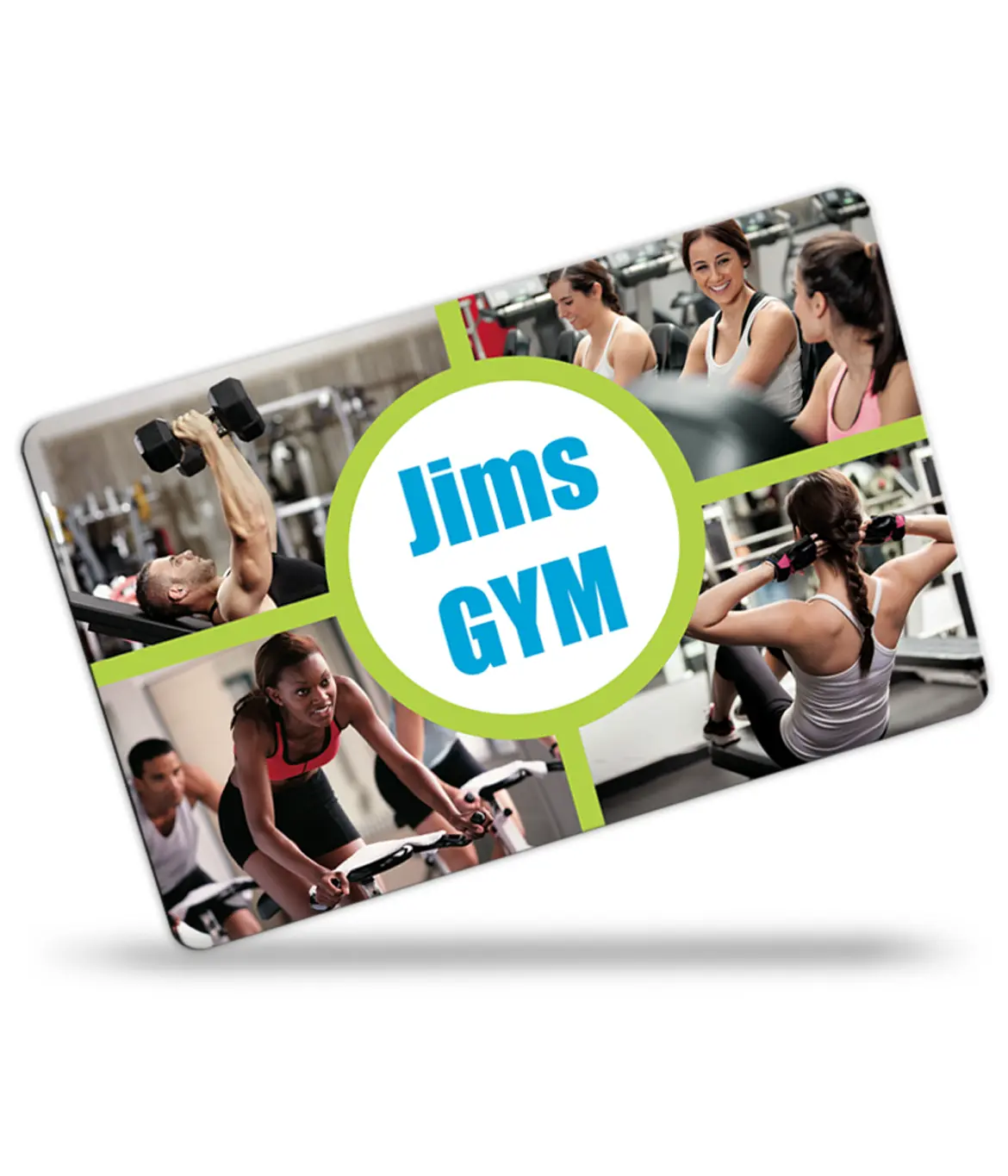 gym club membership cards printed