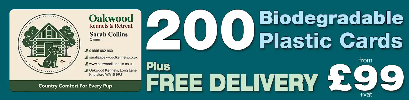 special offer on biodegradable plastic card printing