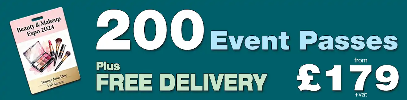 special offer on event pass printing