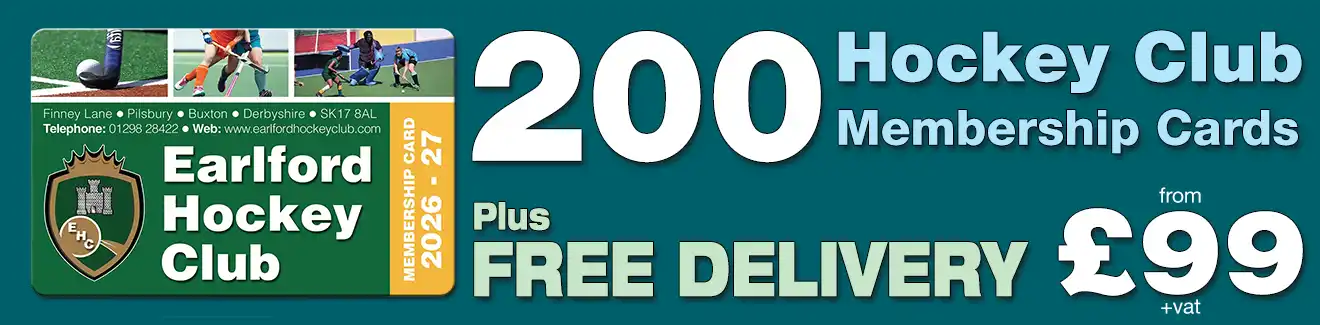 special offer on membership card printing for hockey clubs