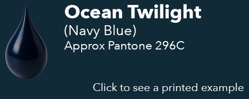 Navy blue - Approx Pantone: 296C