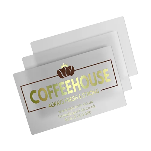 translucent plastic card printing