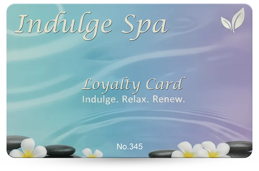 Spa Loyalty Card Example 65