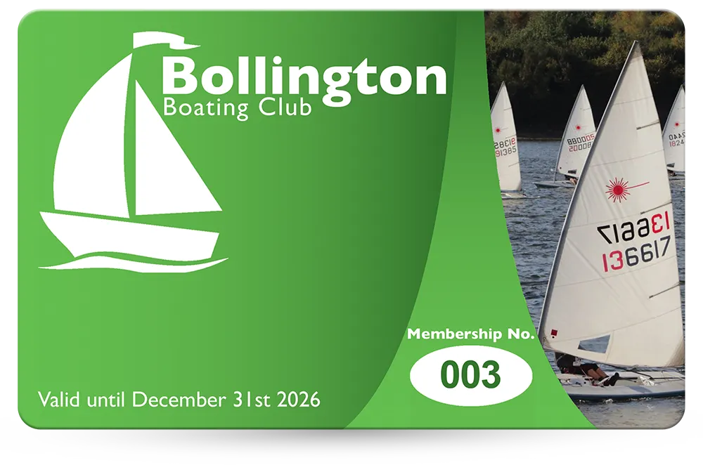 boating club membership card examples