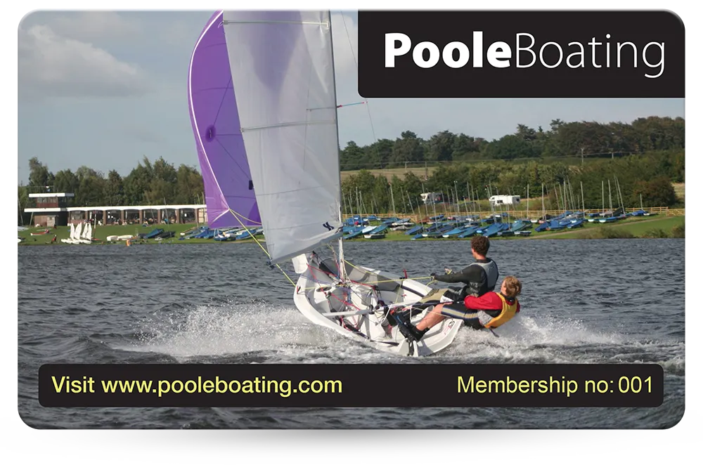 boating club membership card printing