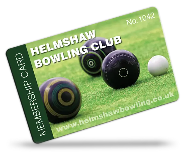 Bowling Club membership cards