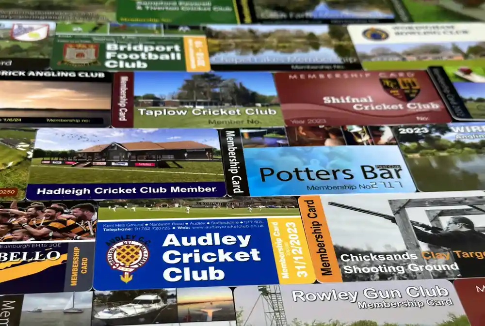various membership cards for clubs