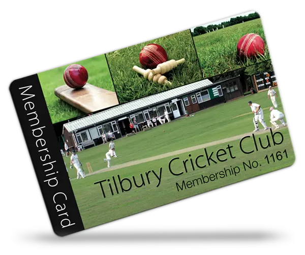 sports club membership card examples