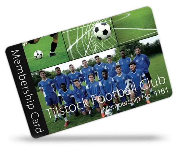 football club membership card examples