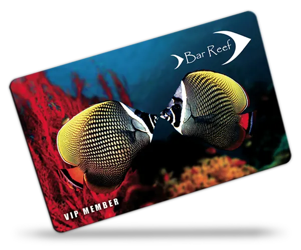 bar reef membership card