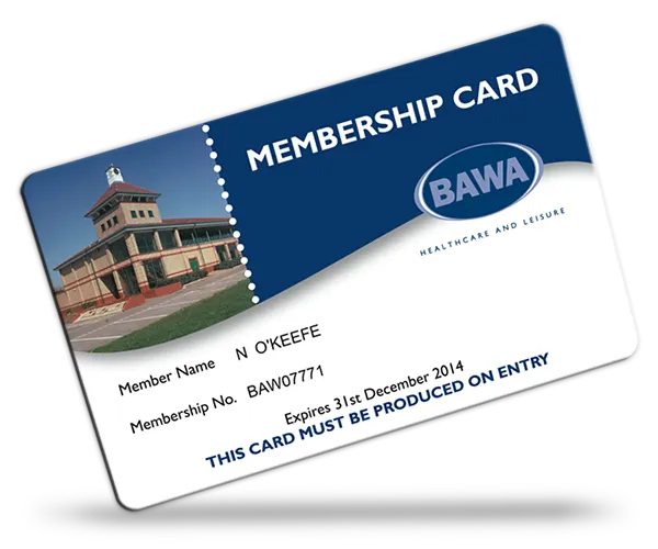 BAWA membership card