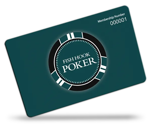 Fish Hook Poker membership card