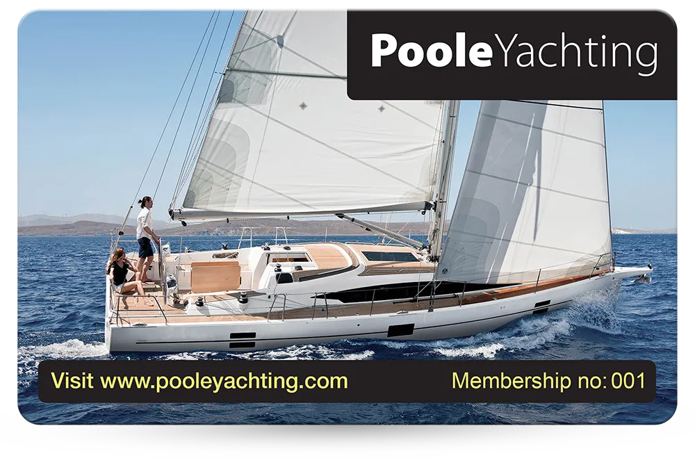 yacht club membership card printing