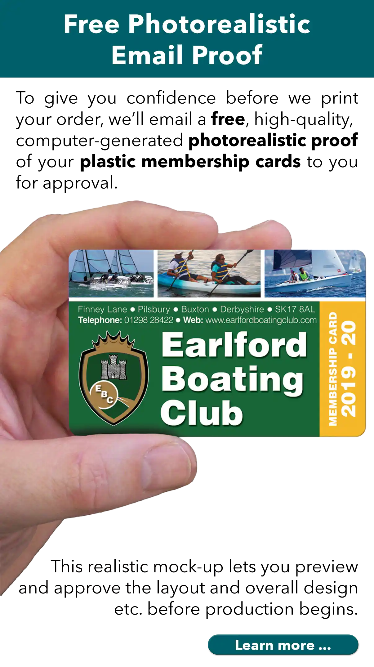 a photorealistic proof is emailed to you for approval