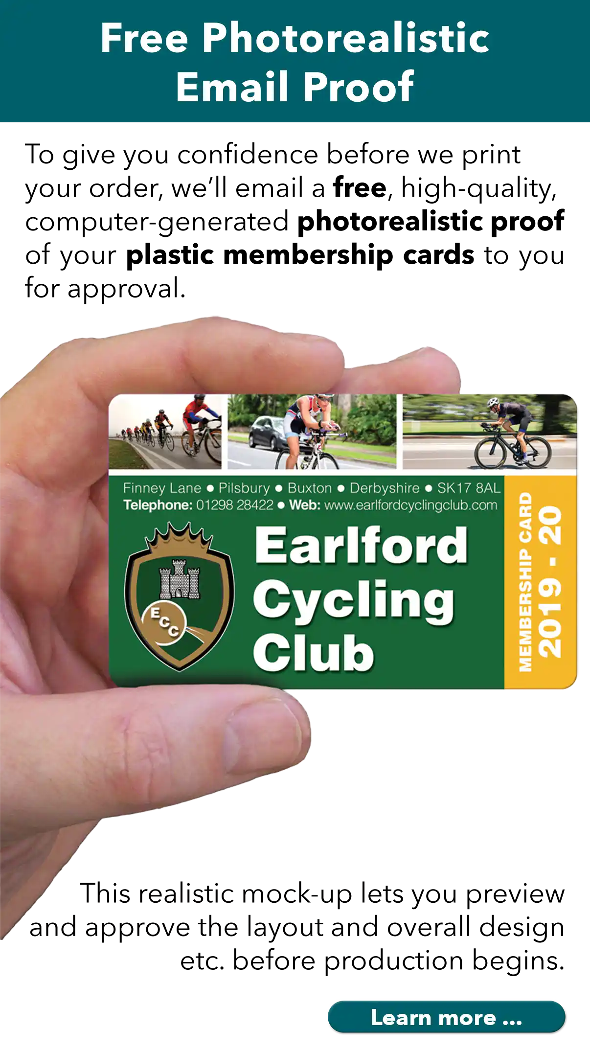 a photorealistic proof is emailed to you for approval