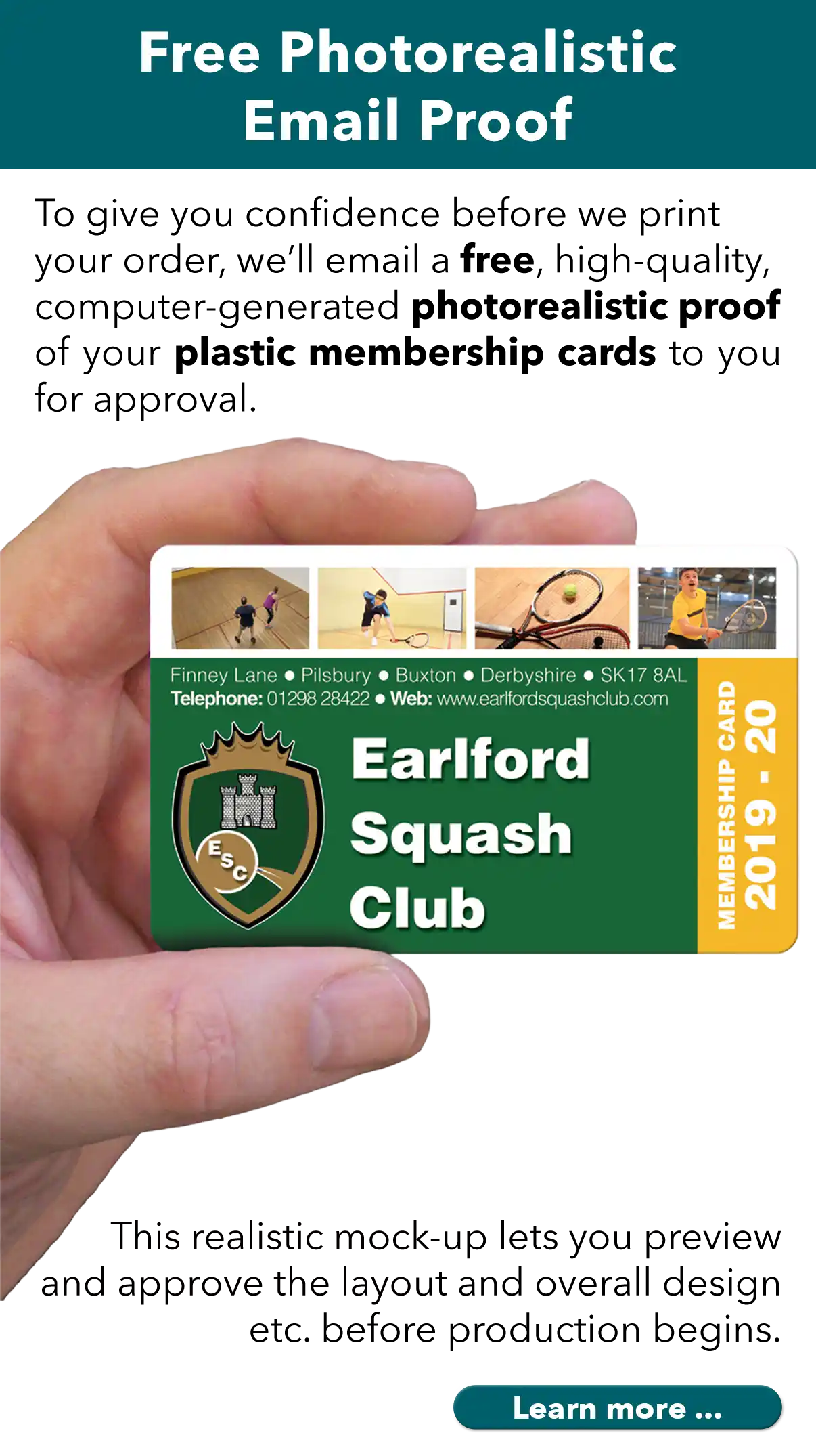 a photorealistic proof is emailed to you for approval