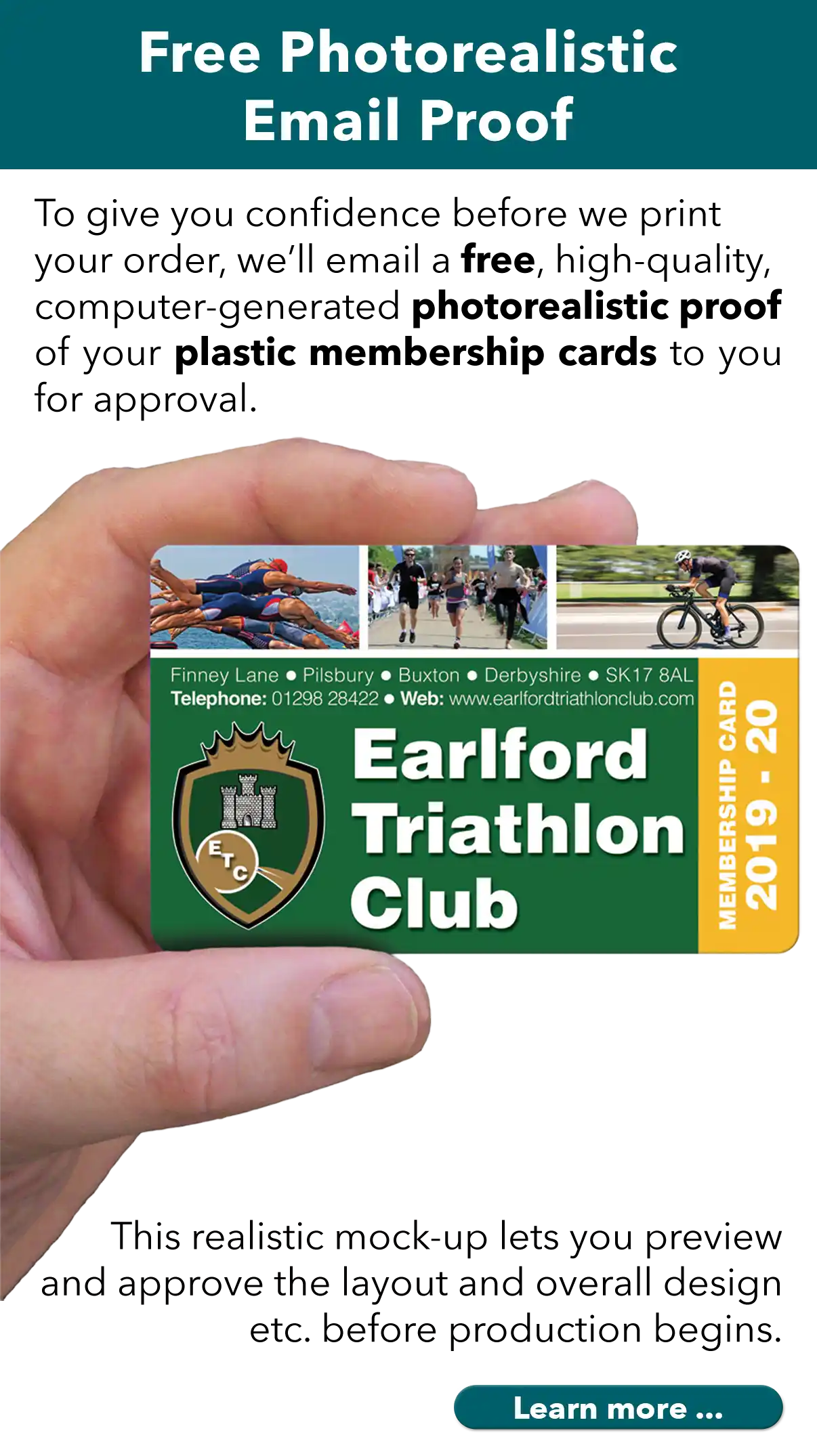 a photorealistic proof is emailed to you for approval