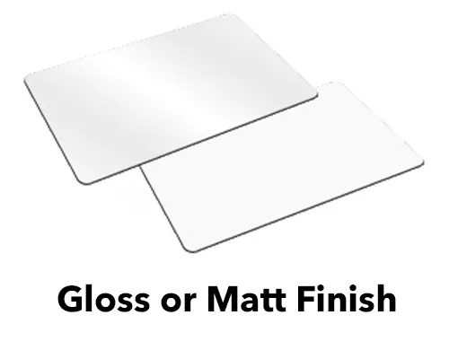 gloss or matt finish