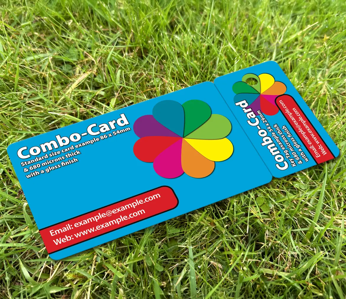 Combo-Cards printed