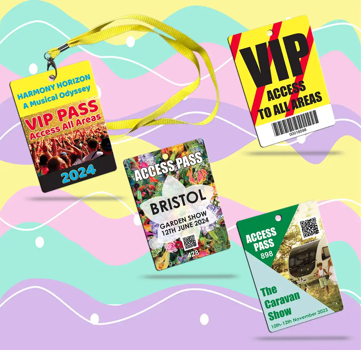 event passes printed
