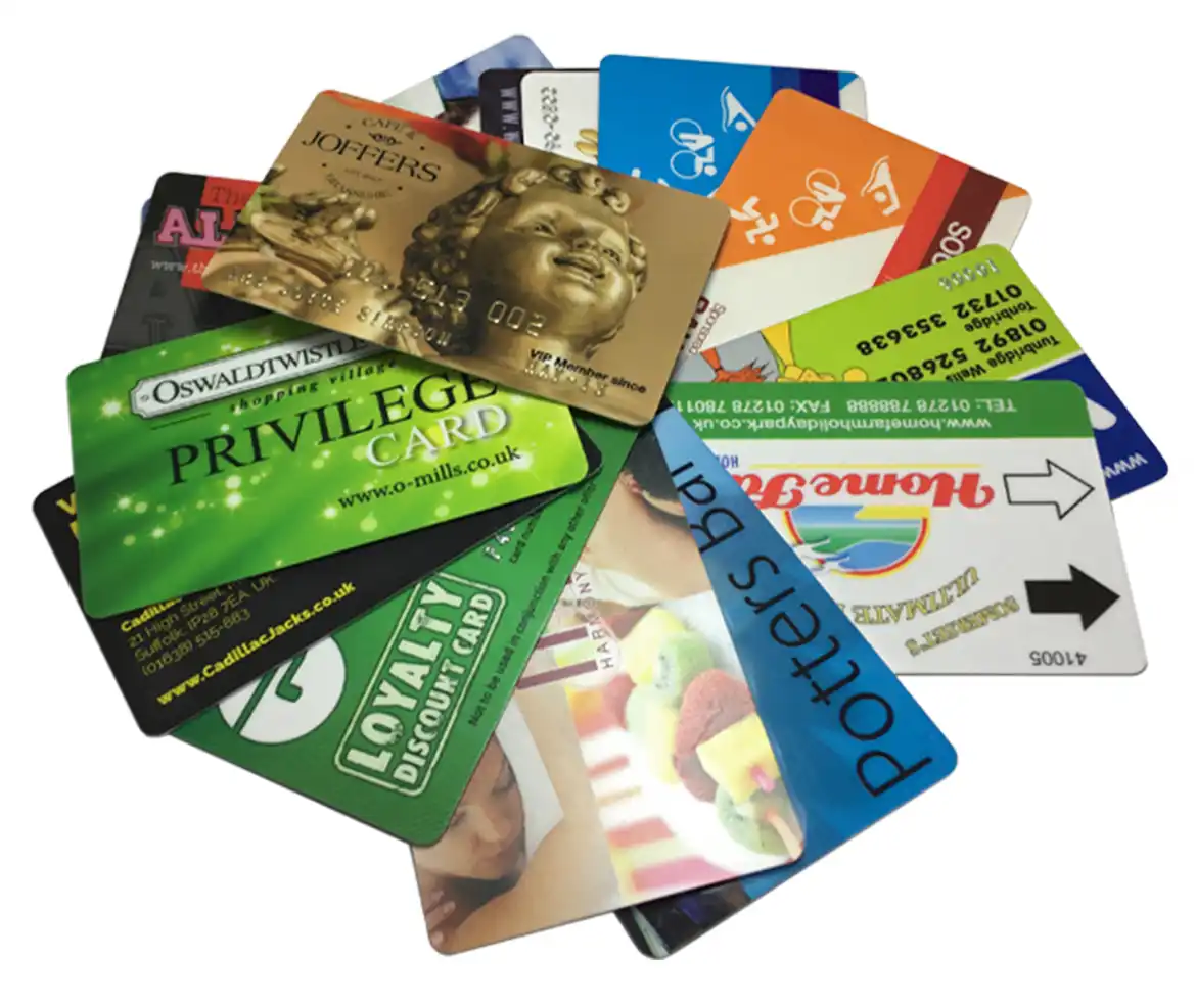 full colour plastic business cards pic 1