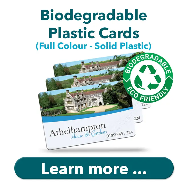 biodegradable plastic cards