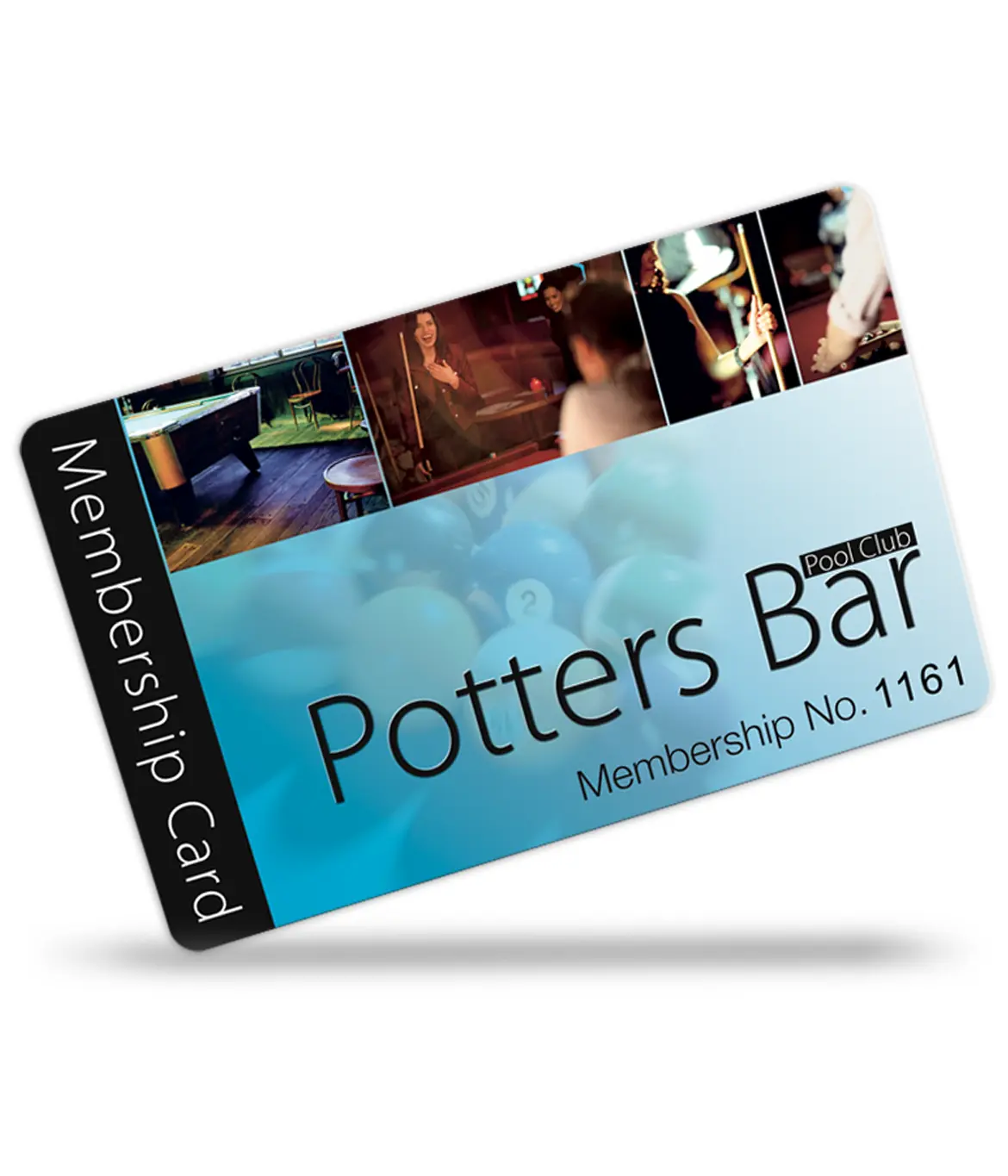 snooker and pool club membership cards printed