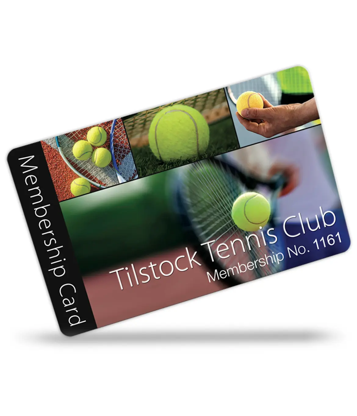 tennis club membership cards printed